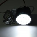 12V 1000LM 6500K White Universal Motorcycle LED Front Spot Lightt Headlight Lamp