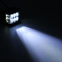 12V 10V-48V LED Work Fog Light Side Shooter Combo Dual Color Driving Offroad SUV Truck