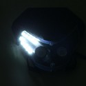 12V 10W White LED Light Headlight Fairing ABS Plastic For Most Dirt Bike Motorcycle
