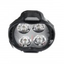 12V 15W 4LED 1000LM Super Bright Motorcycle Headlight Bulb Work Fog Driving Spot Night Headlamp For UTV ATV Truck Car