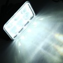 12V 18W 7000K Motorcycle Super Bright Spot Lightt LED Headlights Lens Side Six Lamp Lights