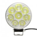 12V 21W 6000K Motorcycle Super Bright Spot Lightt LED Headlight Round High Power Projection Lamp