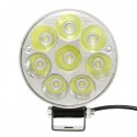 12V 21W 6000K Motorcycle Super Bright Spot Lightt LED Headlight Round High Power Projection Lamp