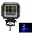 12V 24V 6000K 3 Inch Waterproof Square LED Light Bar Portable Spotlights For Motorcycle Truck Driving Car Boat