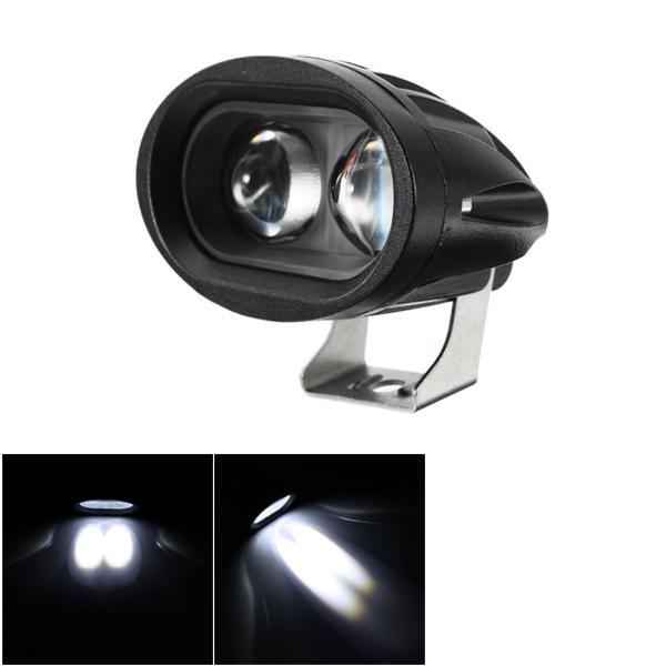 12V 24V LED Work Light 20W Spotlight 1680lm Headlight Waterproof IP67 Haedlamp White/Amber Light Universal for Lorry Truck Forklift Car Motorcylce