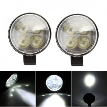 12V-80V 20W 6000K 3 Inch LED Work Fog Spot Light Headlight Waterproof For Motorcycle Car Truck Boat Marine