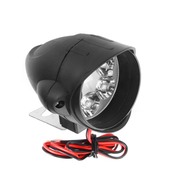 12V-80V 6 LED Front Headlights Strong Brightness Shark Shape Motorcycle Far Illumination