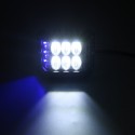 12V-80V 60W LED Light 4 Lamp Beads Spotlight Waterproof Red Blue White Vehicle Waterproof Motorcycle Headlight