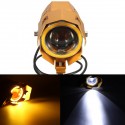 12V-80V Motorcycle LED Headlights Driving Fog Spot Light DRL Aluminum