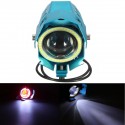 12V-80V Motorcycle LED Headlights Driving Fog Spot Light DRL Aluminum