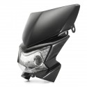 12V Motorcycle Fairing Headlight Lamp Hi/Lo Beam Street Fighter Dirt Bike Universal