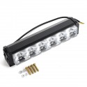 12V Yellow/White LED Strobe Flash Light 6 LEDs Police Warning Flashing Lamp