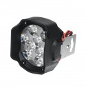 12V10W 1000LM 9 LED Super Bright Motorcycle Headlight Bulb Work Light Fog Driving Spot Lamp Night Headlamp For UTV ATV