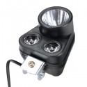 12W 12V-85V 5/3 LED White Motorcycle Mopeds Fog Spot Lightt Headlamp