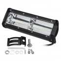 144W 48 LED Work Light Bar Fog Driving Lamp White/ Amber Offroad SUV ATV UTV