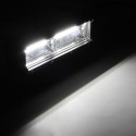 144W 48 LED Work Light Bar Fog Driving Lamp White/ Amber Offroad SUV ATV UTV