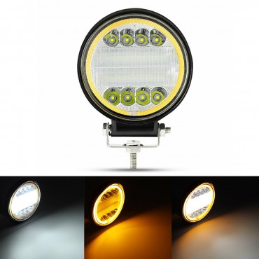 1PC 126W LED Work Spot Light Round Lamp for SUV Car Truck Boat ATV 4WD ATV 12V/24V
