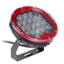 1Pcs LED 9-32V IP68 6000K 105W 6000LM Motorcycle Car ATV Headlights Red 7Inch