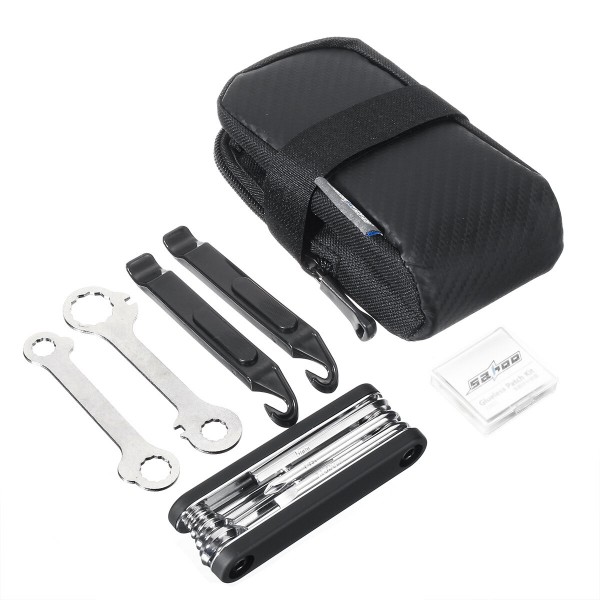 211245 Cycling Tail Repair Tool Tail-bag Maintenance Tool Set Black