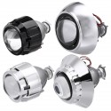 2.5inch H1 H4 Bi Xenon Lamp HID Projector Retrofit Headlight Lens Angel Eyes RHD Right-hand Drive