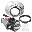 2.5inch H1 H4 Bi Xenon Lamp HID Projector Retrofit Headlight Lens Angel Eyes RHD Right-hand Drive