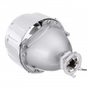 2.5inch H1 H4 Bi Xenon Lamp HID Projector Retrofit Headlight Lens Angel Eyes RHD Right-hand Drive