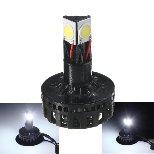 25W 1900lm 6500K Universal Motorcycle Auto Hi/Lo Beam LED Headlight Lamp Bulb