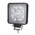 27W LED Square Work Light Spot Flood Off-road Driving Lamp SUV Truck UTV