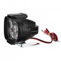 2PCS 9-85V 1000lm 10W Motorcycle Spotlight Motor Bike Headlamp Bicycle Scooter ATV Headlight