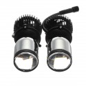 2PCS 90W LHD/RHD H4 Bi-LED Hi/Lo Mini Projector LED Headlights Lens Retrofit Bulb 12V