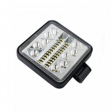 2PCS Square 48W LED Work Light 12V 24V Off Road Flood Spot Lamp For Car Truck SUV Motorcycle