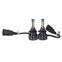 2Pcs 40W 8000LM 6000K H4/H7/9005/9006/H11 LED Headlights Bulbs High And Low Beam Bright 4-Side 9-36V IP68