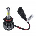 2Pcs 40W 8000LM 6000K H4/H7/9005/9006/H11 LED Headlights Bulbs High And Low Beam Bright 4-Side 9-36V IP68