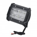 2Pcs 6D 6 LED 18W 6000K Work Light Spot Beam Boat Truck Offroad 4WD SUV White Lamp IP67