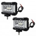 2Pcs 90W LED Work Light Bar Side Shooter Pods Driving Fog Lamp Off Road Truck 4WD