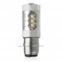 2pcs 10-30V PX15D 16LED 80W 6500K Motorcycle Fog Driving DRL Headlight Light Bulb