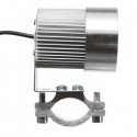 2pcs 12W 6000K LED Daylight Headlamp Spot Lightt Chrome For Motorcycle Scooter Car Truck Van