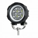 3 Inch 10V-30V 40W LED Circle Headlights Angel Ring Work Fog Light Waterproof 6000K-7000K For Off-Road Vehicle