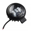 30W IP68 DC 10V-30V LED Work Light Bar Combo Reverse Round Fog Lamp 6000K