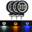 3.54inch White/Yellow/Blue LED Work Light Bar Spot Pods Driving Fog Halo Lamp For Off Road ATV