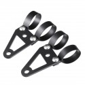 37/41MM Black Steel Headlight Bracket Turn Lights Bracket For Motorcycle