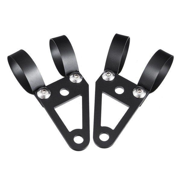 37/41MM Black Steel Headlight Bracket Turn Lights Bracket For Motorcycle