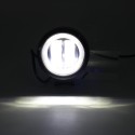 3inch 12/24V 6500K 20W Round LED Work Light With White Angel Eyes Lights Spot Fog light For Car Boat Motorcycle