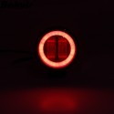 3inch 12/24V 6500K 20W Round LED Work Light Red+White With Angel Eyes Lights Spot Fog light For Car Boat Motorcycle