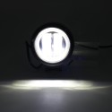 3inch 12/24V 6500K 20W Round LED Work Light Red+White With Angel Eyes Lights Spot Fog light For Car Boat Motorcycle