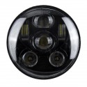 5.75 Inch H4 H13 Motorcycle LED Headlights Sealed Projector Hi-Lo Beam Head Lamp For Harley