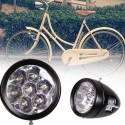 6 LED Hat Headlamp Bike Front Light Retro Electric Scooter Headlights Waterproof