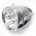 6 LED Hat Headlamp Bike Front Light Retro Electric Scooter Headlights Waterproof