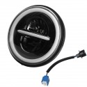 7 Inch DRL LED Headlight Hi/Lo Beam Halo Turn Signal Lamp For Harley/JEEP/Wrangler Car Truck Motorcycle