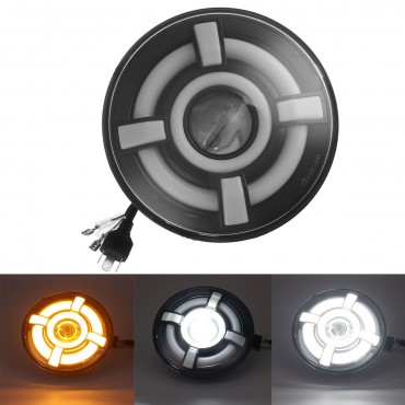 7inch Motorcycle LED Headlight Hi-Lo Beam Lamp For Harley For Honda For Yamaha For Ducati IP68